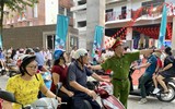 Công an phường Giảng Võ bảo đảm an ninh trật tự, an toàn giao thông trong ngày khai giảng năm học mới