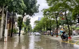 Hà Nội: Nước rút nhanh, giao thông trở lại bình thường trên nhiều tuyến phố