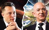 [ẢNH] Hai tỉ phú Elon Musk và Jeff Bezos 