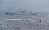 [ẢNH] Trung Quốc lộ diện tàu khu trục với radar có thể ‘bắt sống’ máy bay tàng hình