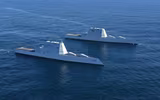 [ẢNH] Khu trục hạm USS Michael Monsoor diễn tập điều khiển khí tài không người lái 