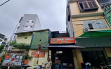 Cận cảnh hố sụt tại 193 ngõ Văn Chương