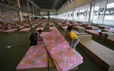 [ẢNH] Số ca mắc Covid-19 tăng cao, Thái Lan biến sân bay thành bệnh viện dã chiến
