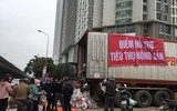 Tắc cửa khẩu, mít Thái tràn vỉa hè Hà Nội chờ 'giải cứu'