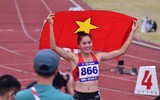 Hàng nghìn khán giả đến SVĐ Mỹ Đình 'tiếp sức' đội tuyển điền kinh Việt Nam 