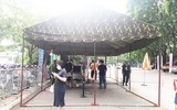 Hàng nghìn khán giả đến SVĐ Mỹ Đình 'tiếp sức' đội tuyển điền kinh Việt Nam 