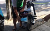 Uống bia xong đưa con đi học, người đàn ông 'dính' vi phạm nồng độ cồn