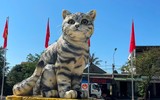 Độc lạ linh vật mèo đón Tết Quý Mão trên cả nước