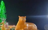 Độc lạ linh vật mèo đón Tết Quý Mão trên cả nước