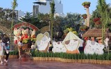 Độc lạ linh vật mèo đón Tết Quý Mão trên cả nước