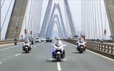 Cục Cảnh sát giao thông bàn giao 30 siêu mô tô Honda Goldwing cho 11 tỉnh, thành phố