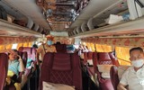 CSGT đo nồng độ cồn lái xe trước khi xuất bến