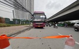 CSGT đo nồng độ cồn lái xe trước khi xuất bến