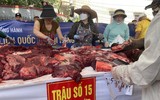 Lễ hội chọi trâu Đồ Sơn: Trâu 1,3 tấn giành vô địch, chủ trâu “ẵm giải” thưởng 100 triệu đồng
