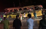 Hiện trường vụ tai nạn giao thông nghiêm trọng tại Tuyên Quang