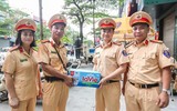 Hà Nội nắng nóng gay gắt, CSGT Thủ đô bám đường xử lý vi phạm