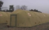[Ảnh] Quân đội Nga triển khai bệnh viện dã chiến ở Nagorno-Karabakh