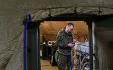 [Ảnh] Quân đội Nga triển khai bệnh viện dã chiến ở Nagorno-Karabakh