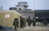 [Ảnh] Quân đội Nga triển khai bệnh viện dã chiến ở Nagorno-Karabakh
