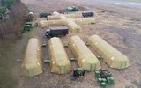 [Ảnh] Quân đội Nga triển khai bệnh viện dã chiến ở Nagorno-Karabakh