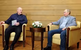 [ẢNH] Tiết lộ nội dung cuộc hội đàm trực tiếp giữa hai nhà lãnh đạo Nga, Belarus