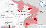 Xung đột Nga-Ukraine: Liman thất thủ, Severodonetsk-Lysichansk lâm hiểm cảnh