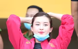 [ẢNH] Á hậu Huyền My đến sân cổ vũ 