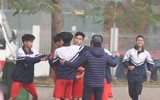 [ẢNH] Thắng tưng bừng, THPT Phùng Khắc Khoan giành vé vào bán kết