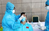 [ẢNH] HLV Park, Công Phượng, Quang Hải và ĐT Việt Nam xét nghiệm Covid-19