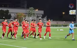 [ẢNH] ĐT Việt Nam mướt mồ hôi trong buổi tập đầu tiên ở UAE