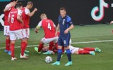 [ẢNH] Toàn cảnh vụ Eriksen đột quỵ trên sân khiến châu Âu bàng hoàng