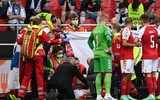[ẢNH] Toàn cảnh vụ Eriksen đột quỵ trên sân khiến châu Âu bàng hoàng