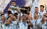 [ẢNH] Cảm xúc trái chiều của Messi và Neymar ở chung kết 