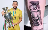 [ẢNH] Donnarumma 'diễn cảnh nóng' với bạn gái trên bãi biển