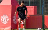 Những hình ảnh đầu tiên của Ronaldo trên sân tập M.U