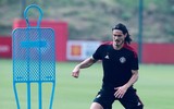 Những hình ảnh đầu tiên của Ronaldo trên sân tập M.U