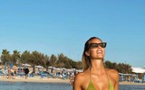 [ẢNH] Cơ thể hoàn mỹ của siêu mẫu bạn gái tiền đạo Italia