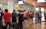 [ẢNH] Tuyển Việt Nam mệt mỏi sau đêm trắng sang Oman