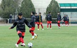U23 Việt Nam gồng mình luyện tập dưới cái lạnh 6 độ C