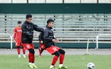 U23 Việt Nam gồng mình luyện tập dưới cái lạnh 6 độ C