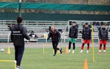 U23 Việt Nam gồng mình luyện tập dưới cái lạnh 6 độ C