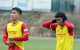 U23 Việt Nam gồng mình luyện tập dưới cái lạnh 6 độ C