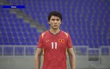Cận cảnh gương mặt Quang Hải, Văn Lâm... cùng tuyển Việt Nam trong PES 2022
