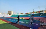Cận cảnh sân Việt Trì đẹp mướt mắt trước ngày U23 Việt Nam thi đấu