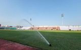 Cận cảnh sân Việt Trì đẹp mướt mắt trước ngày U23 Việt Nam thi đấu