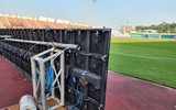 Cận cảnh sân Việt Trì đẹp mướt mắt trước ngày U23 Việt Nam thi đấu