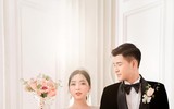 Ảnh cưới đẹp lung linh của tiền đạo Hà Đức Chinh