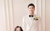 Ảnh cưới đẹp lung linh của tiền đạo Hà Đức Chinh