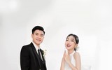 Ảnh cưới đẹp lung linh của tiền đạo Hà Đức Chinh