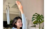 Những tư thế yoga đỉnh cao của HLV xinh đẹp Kim Sung-hee